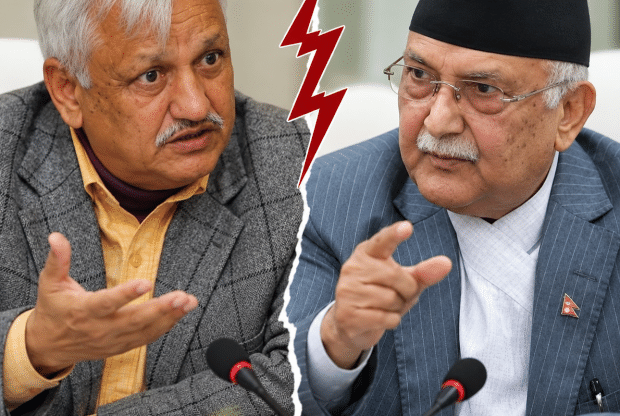 ओलीको हस्तक्षेपप्रति लेखराज भट्ट असन्तुष्ट, एमाले छाड्नेबारे छलफल