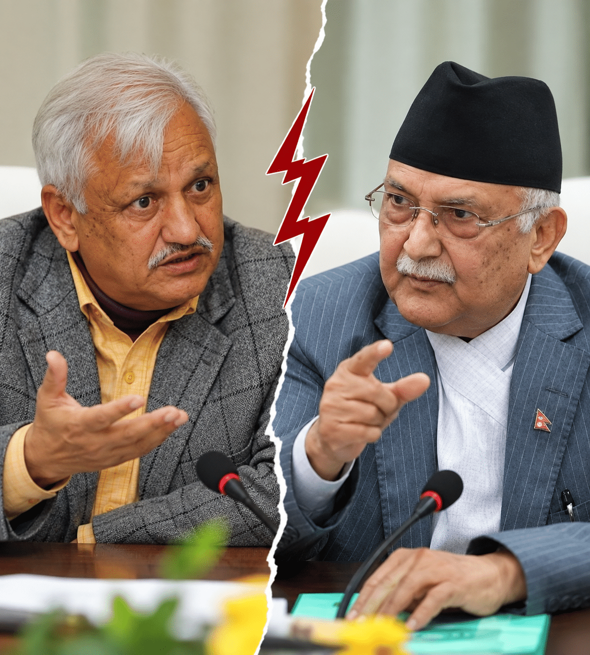 ओलीको हस्तक्षेपप्रति लेखराज भट्ट असन्तुष्ट, एमाले छाड्नेबारे छलफल